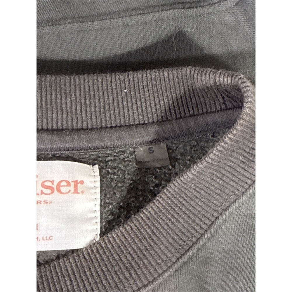 Budweiser Pacsun Sweatshirt Mens Size Small Gray Cowboy Bullrider Y2k Western - Picture 9 of 13